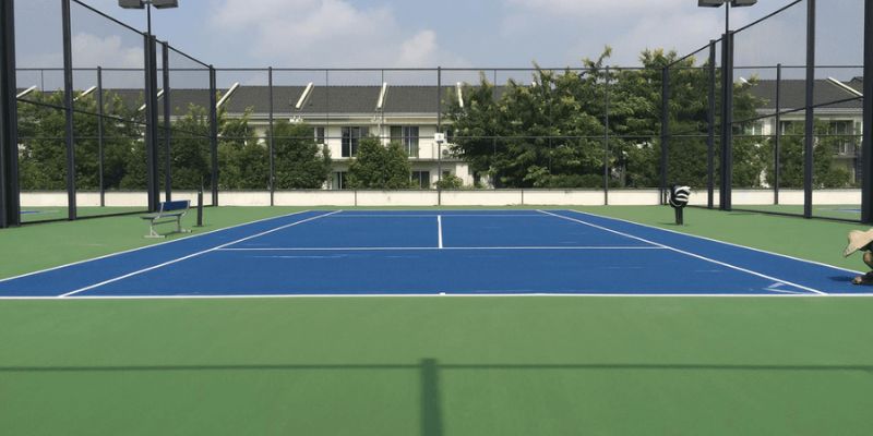 Kích thước sân tennis trong nhà tiêu chuẩn ITF